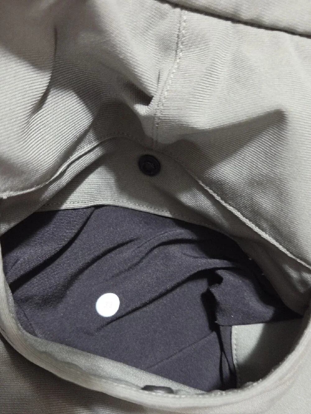 lululemon athletica Men's Flat-Front Shorts — Olive Green